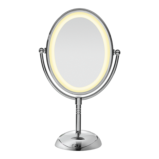 Espejo Maquillaje Con Luz Y Aumento 3x, Redondo, Espejo De Aumento Ba�o,  21.5 Cm (color : con Ofertas en Carrefour