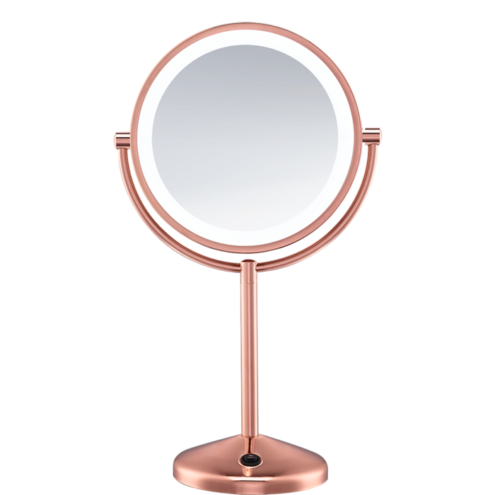 Espejo de succión de aumento superior Danielle Enterprises con 20X  aumentos, color rosa, mini