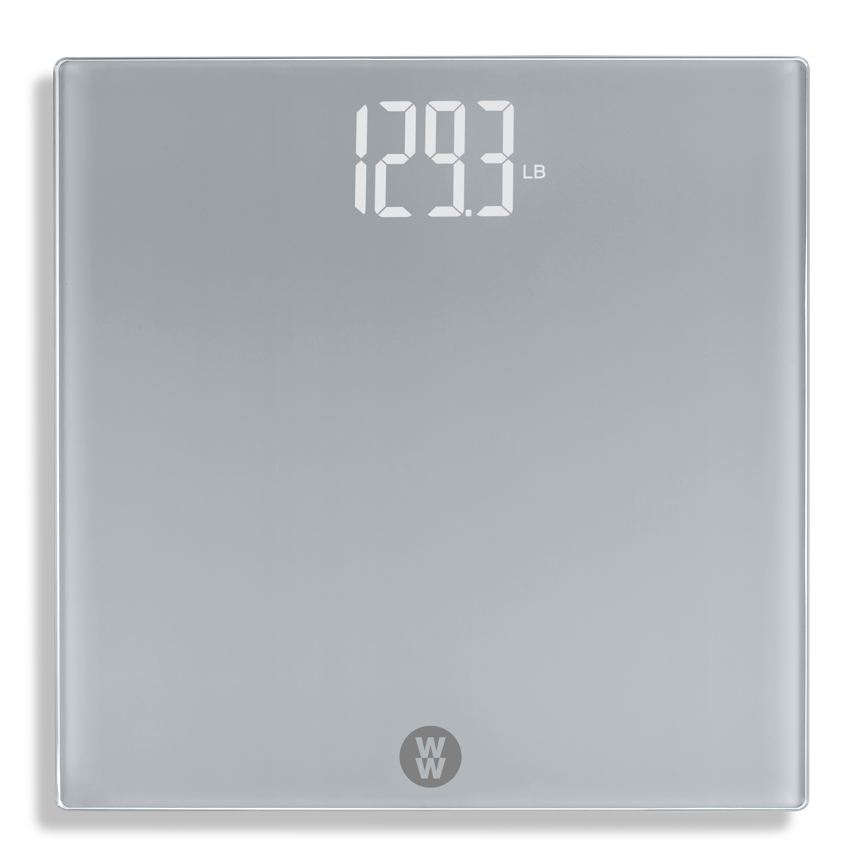WW Scales by Conair Digital Weight Glass Scale with High Contrast Digital  Display - Clear Glass